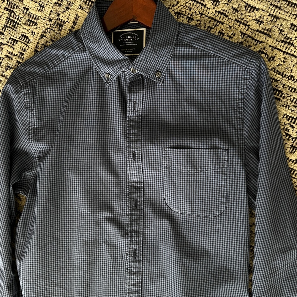 Charles Tyrwhitt Mens Casual Button Down